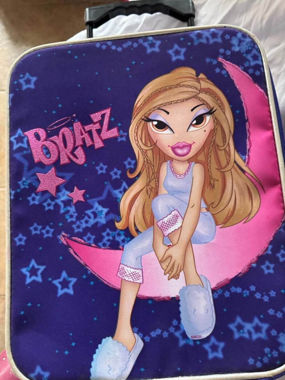 BRATZ Rolling Suitcase / Kids Luggage – Purple & Pink